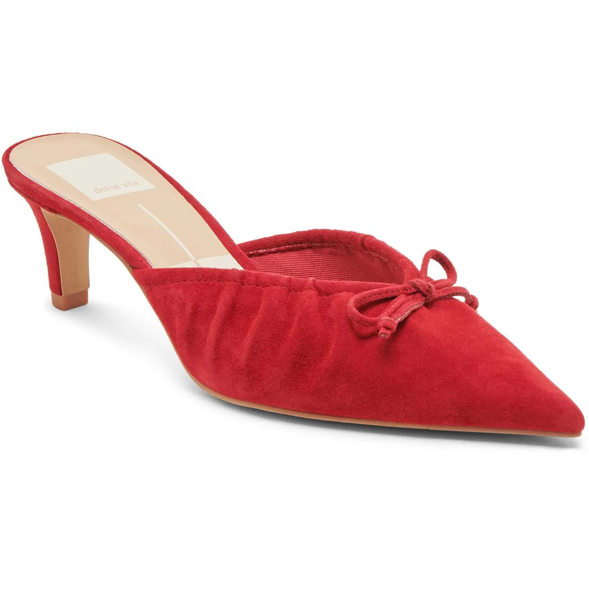 KAIRI Womens Bow Suede Mules