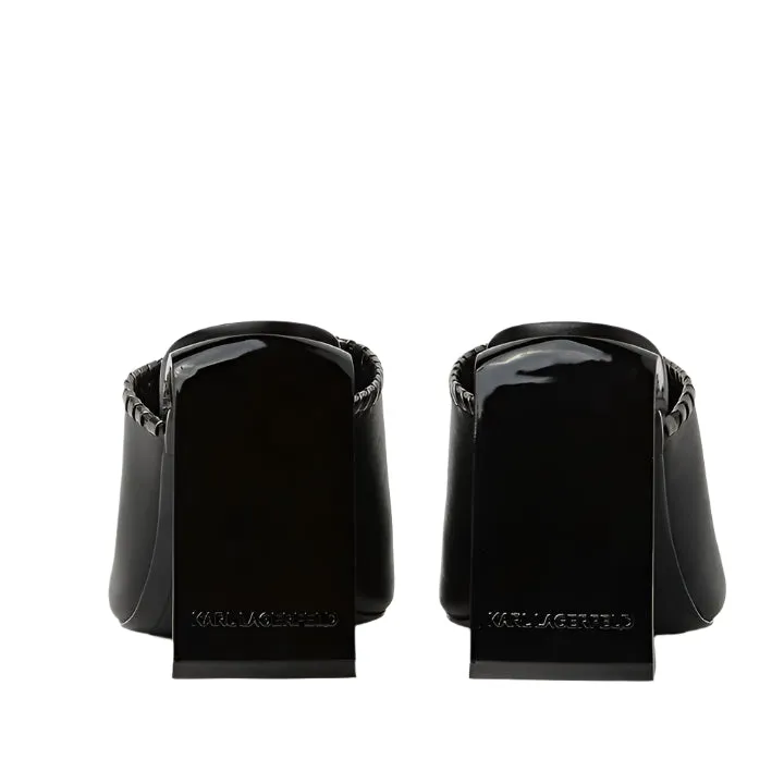KARL LAGERFELD ASTRA NOVA BLACK SANDALS