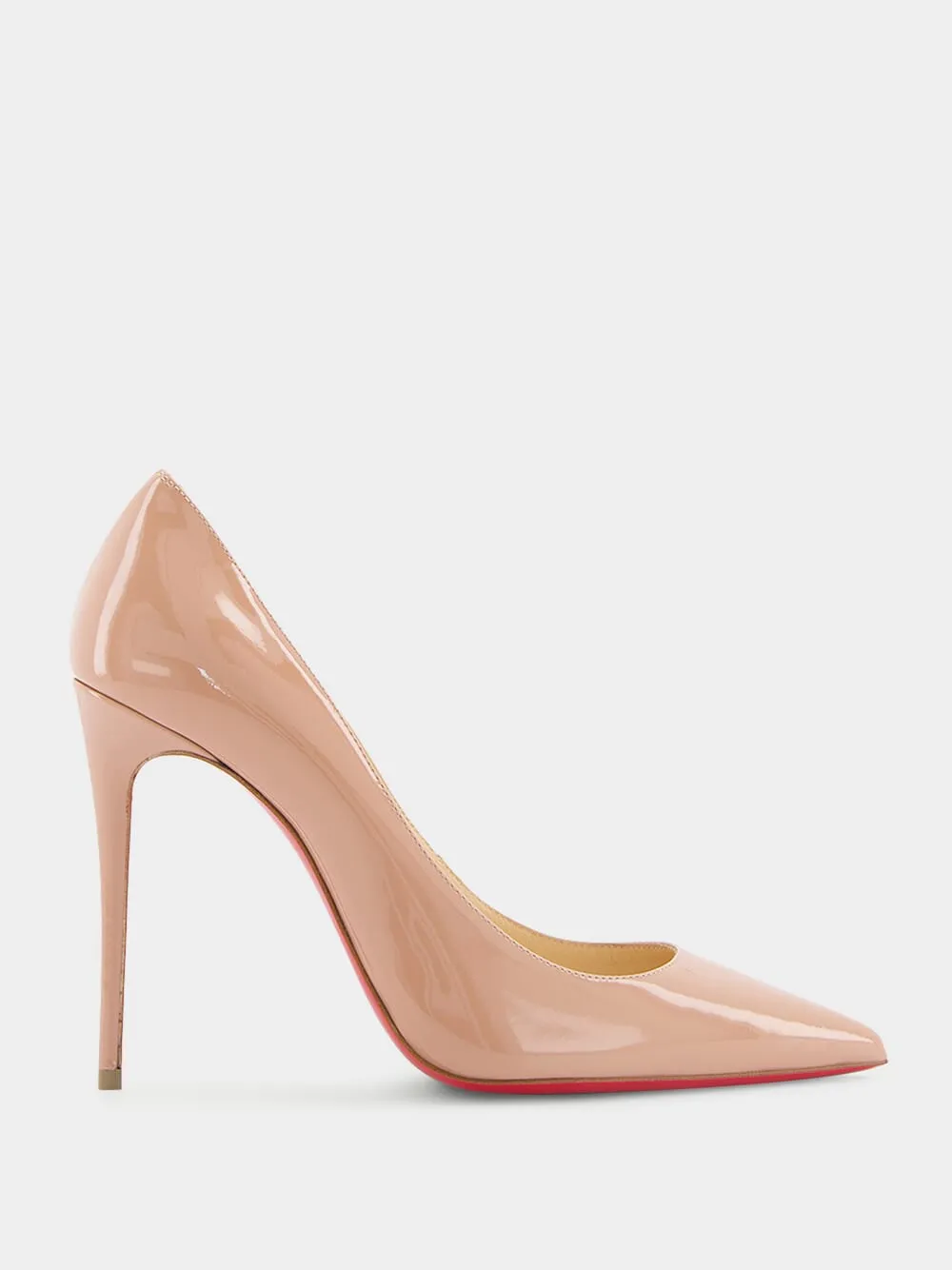 Kate 100mm leather pumps