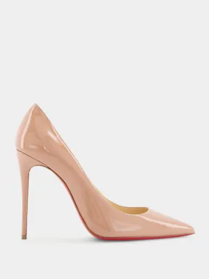 Kate 100mm leather pumps
