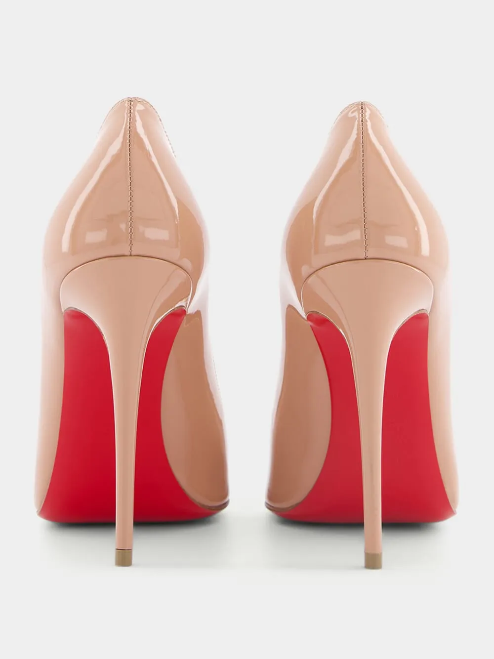 Kate 100mm leather pumps