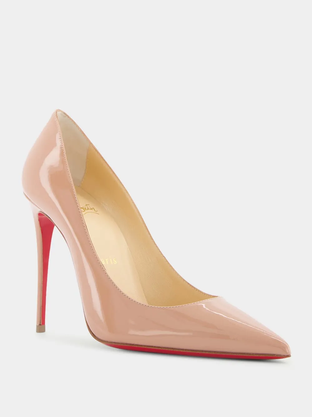 Kate 100mm leather pumps