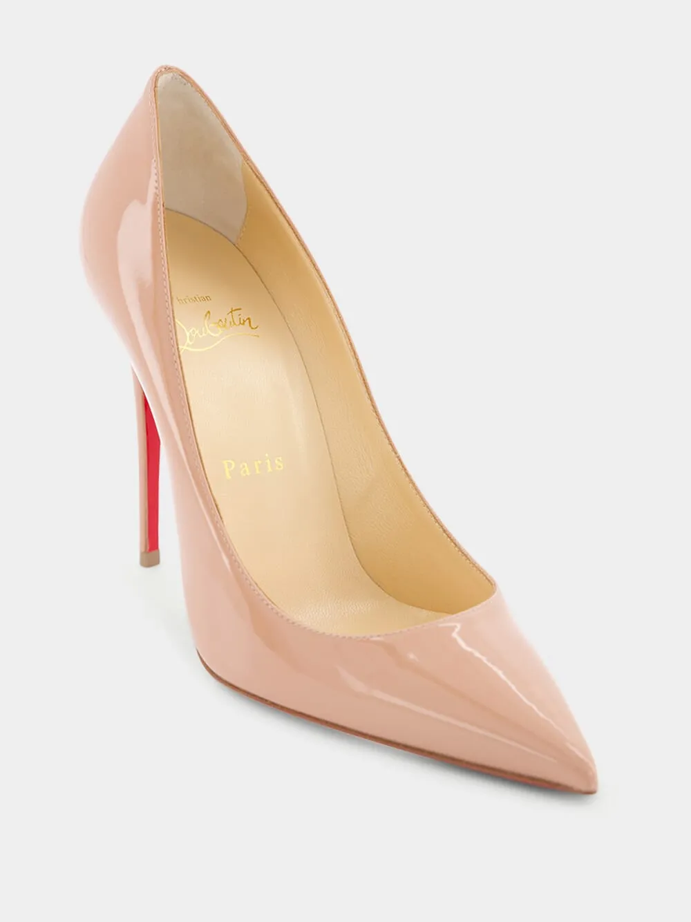 Kate 100mm leather pumps