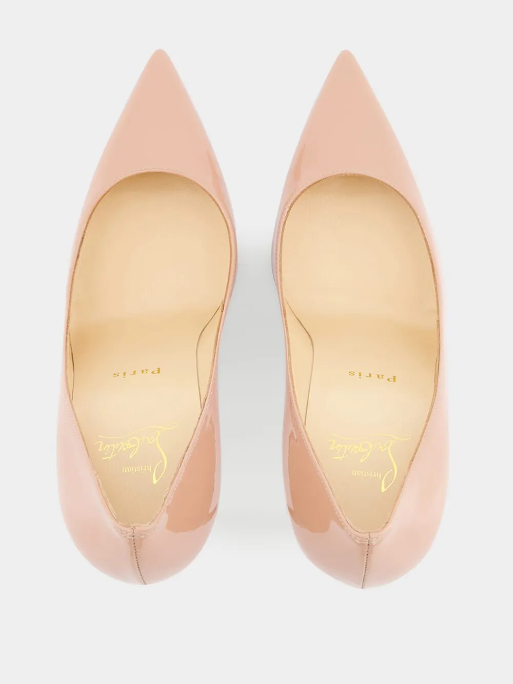 Kate 100mm leather pumps