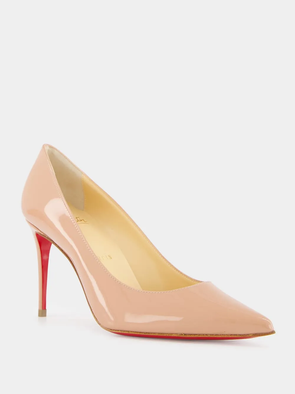 Kate 85mm patent leather pumps