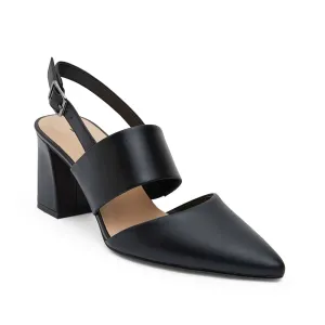 Kitson Heel in Black Leather