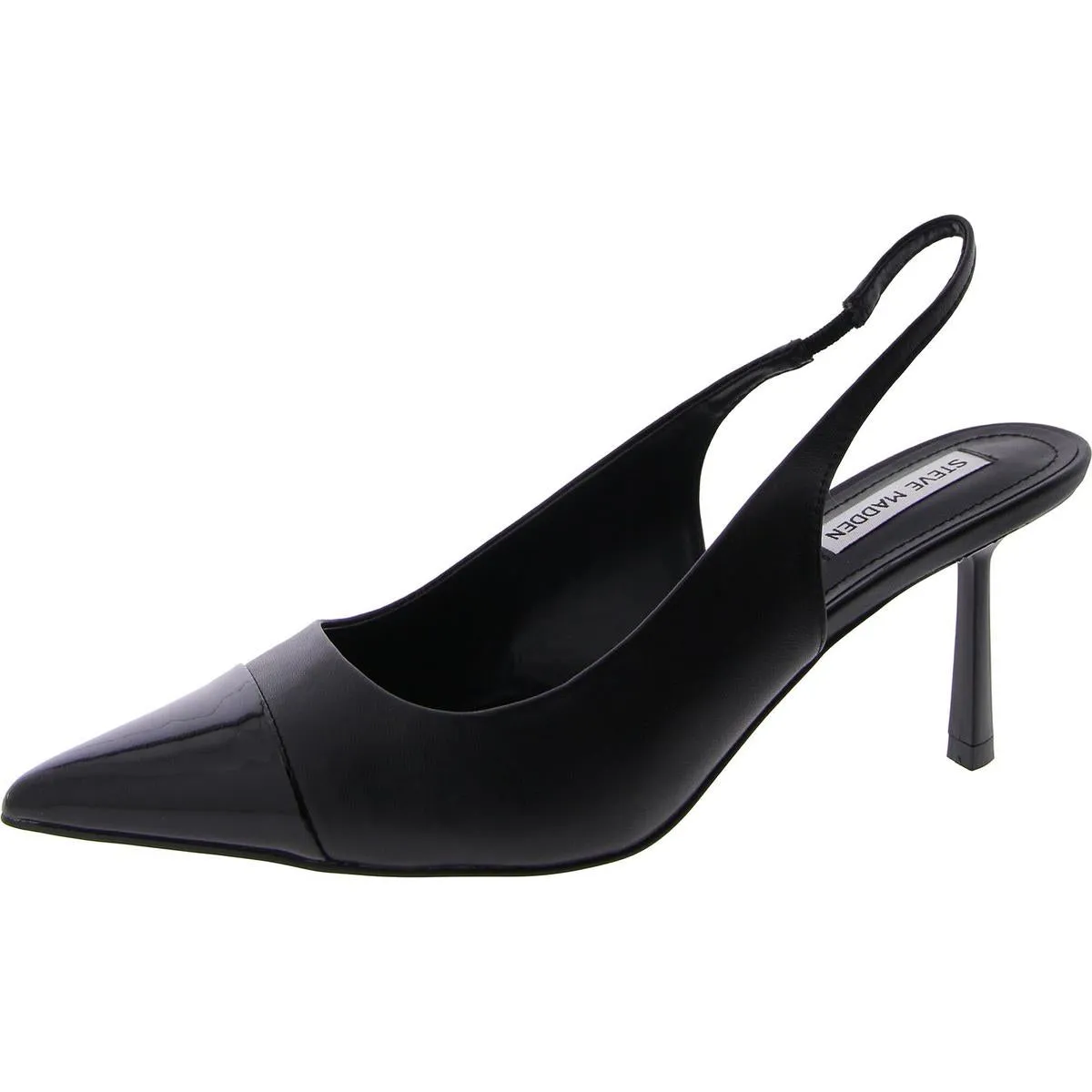 Kling Womens Leather Pointed Toe Slingback Heels