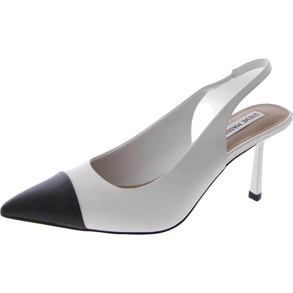 Kling Womens Leather Pointed Toe Slingback Heels