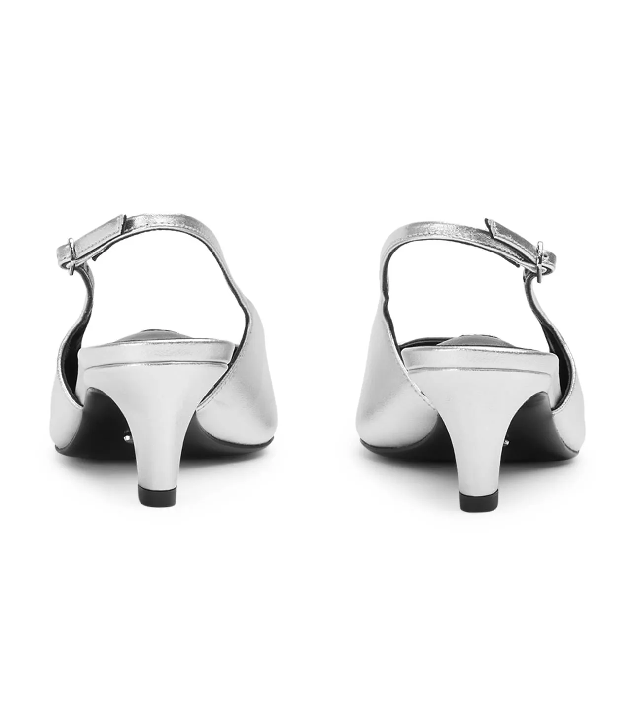 Kourt Silver Nappa Metallic