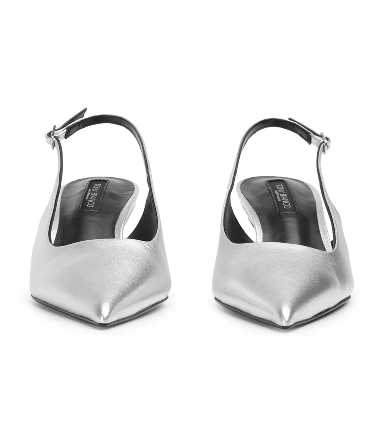 Kourt Silver Nappa Metallic