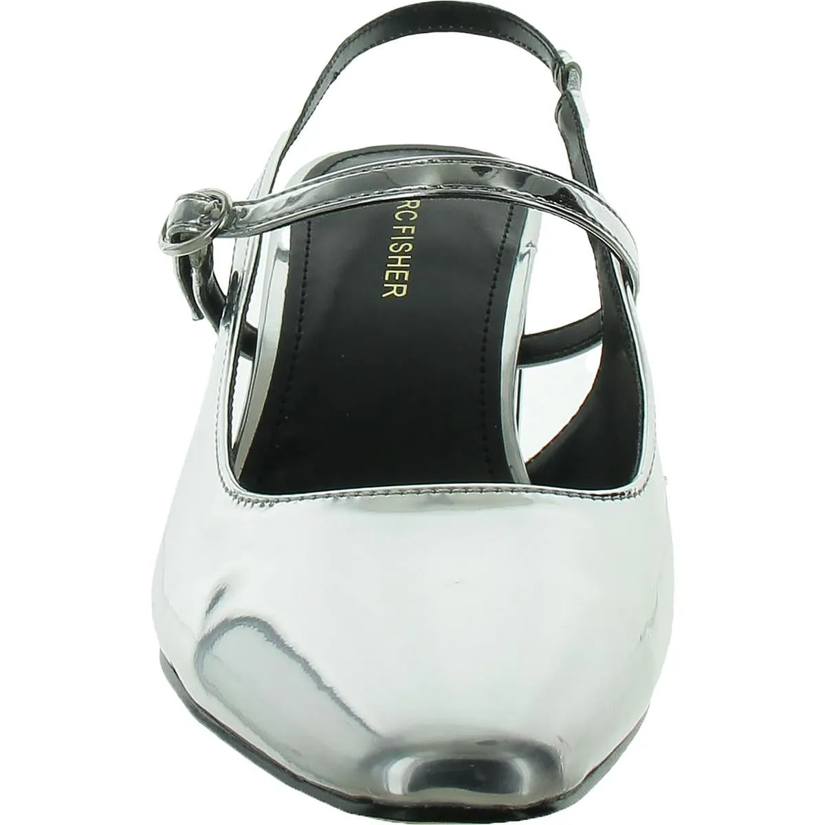 Lanai Womens Patent Strap Slingback Heels