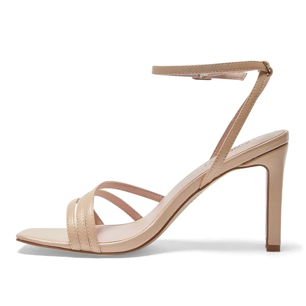 Lara Heel in Nude Smooth