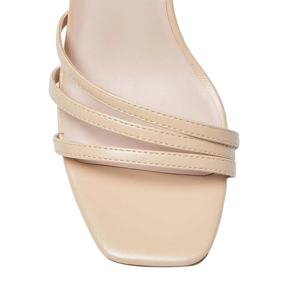 Lara Heel in Nude Smooth
