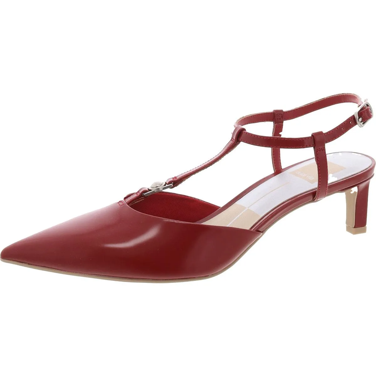 Lavon Womens Leather Dressy Mary Jane Heels