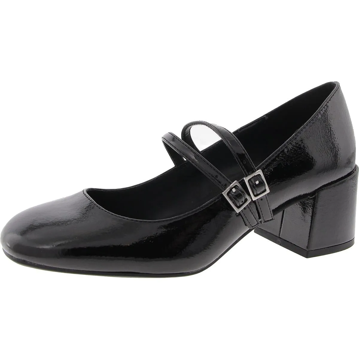 LEEANN Womens Comfort Insole Manmade Block Heels