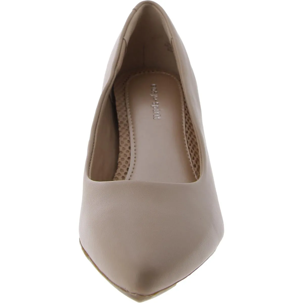 Lexie Womens Leather Pointed Toe Pumps
