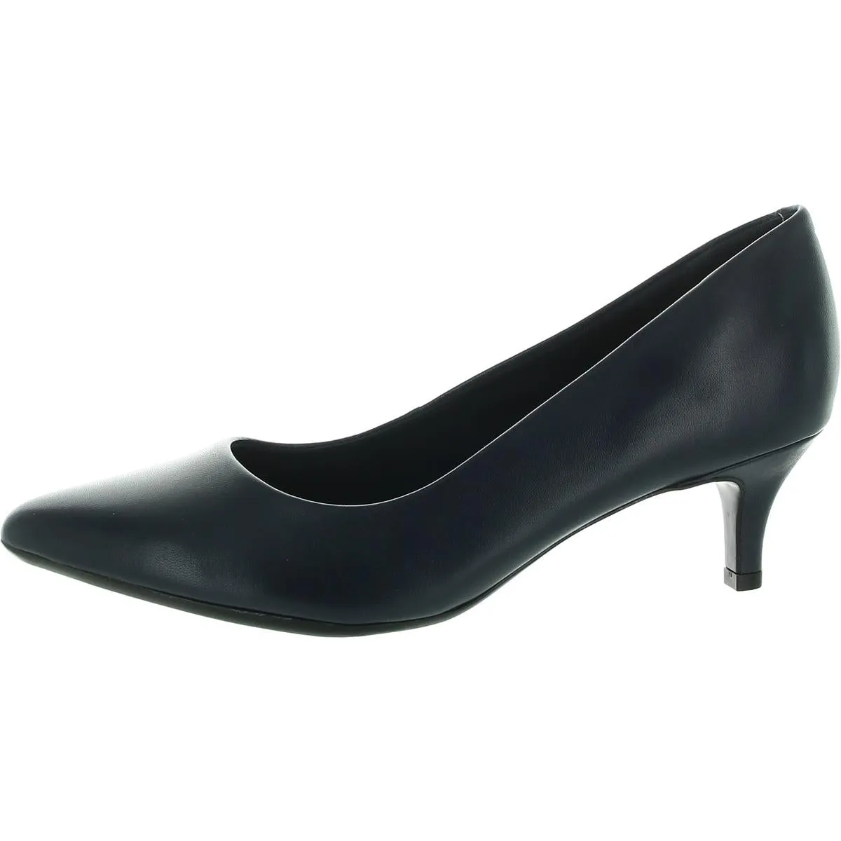 Lexie Womens Leather Pointed Toe Pumps