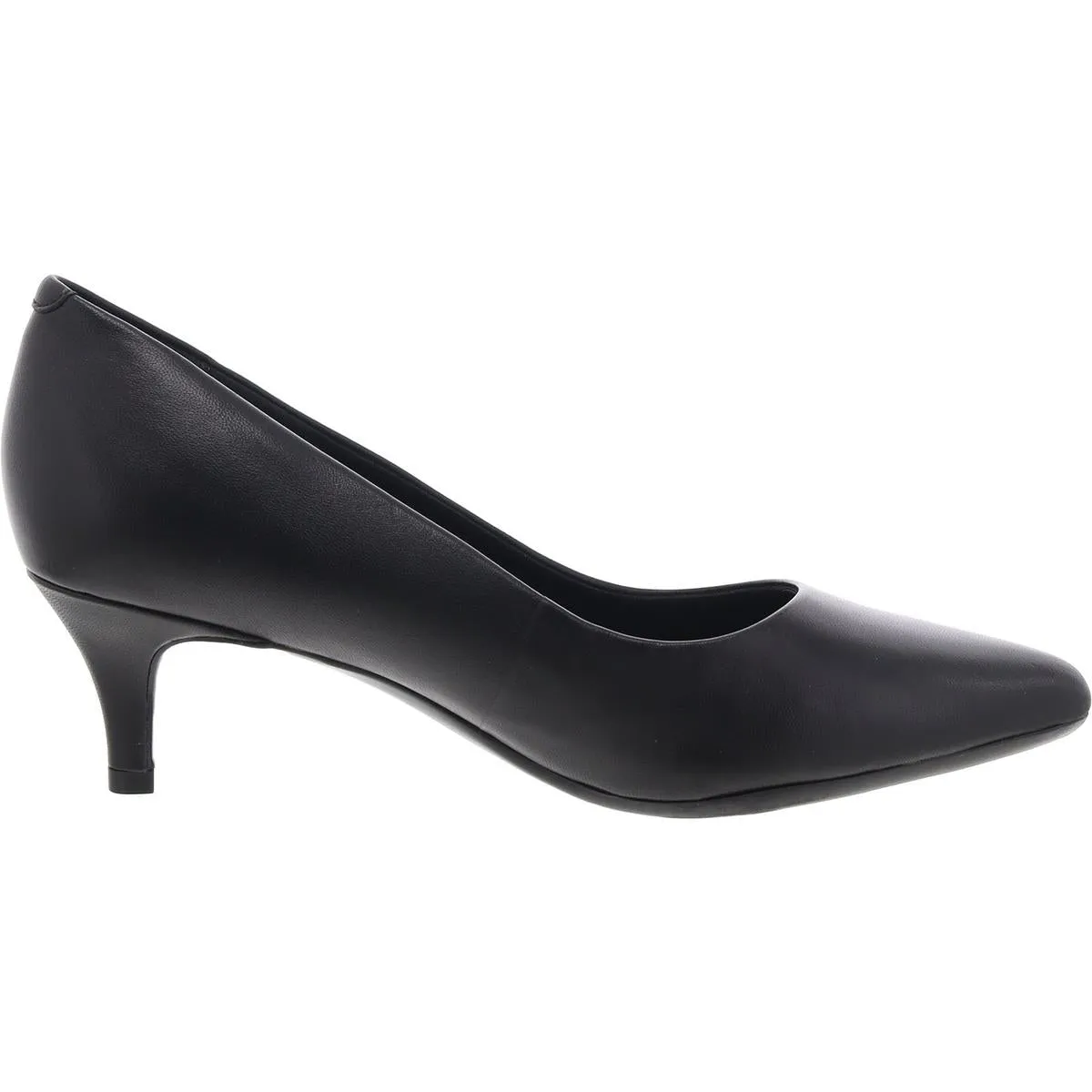 Lexie Womens Leather Pointed Toe Pumps