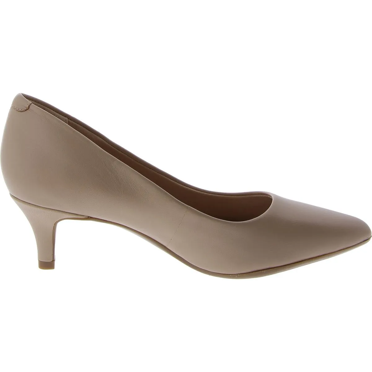 Lexie Womens Leather Pointed Toe Pumps