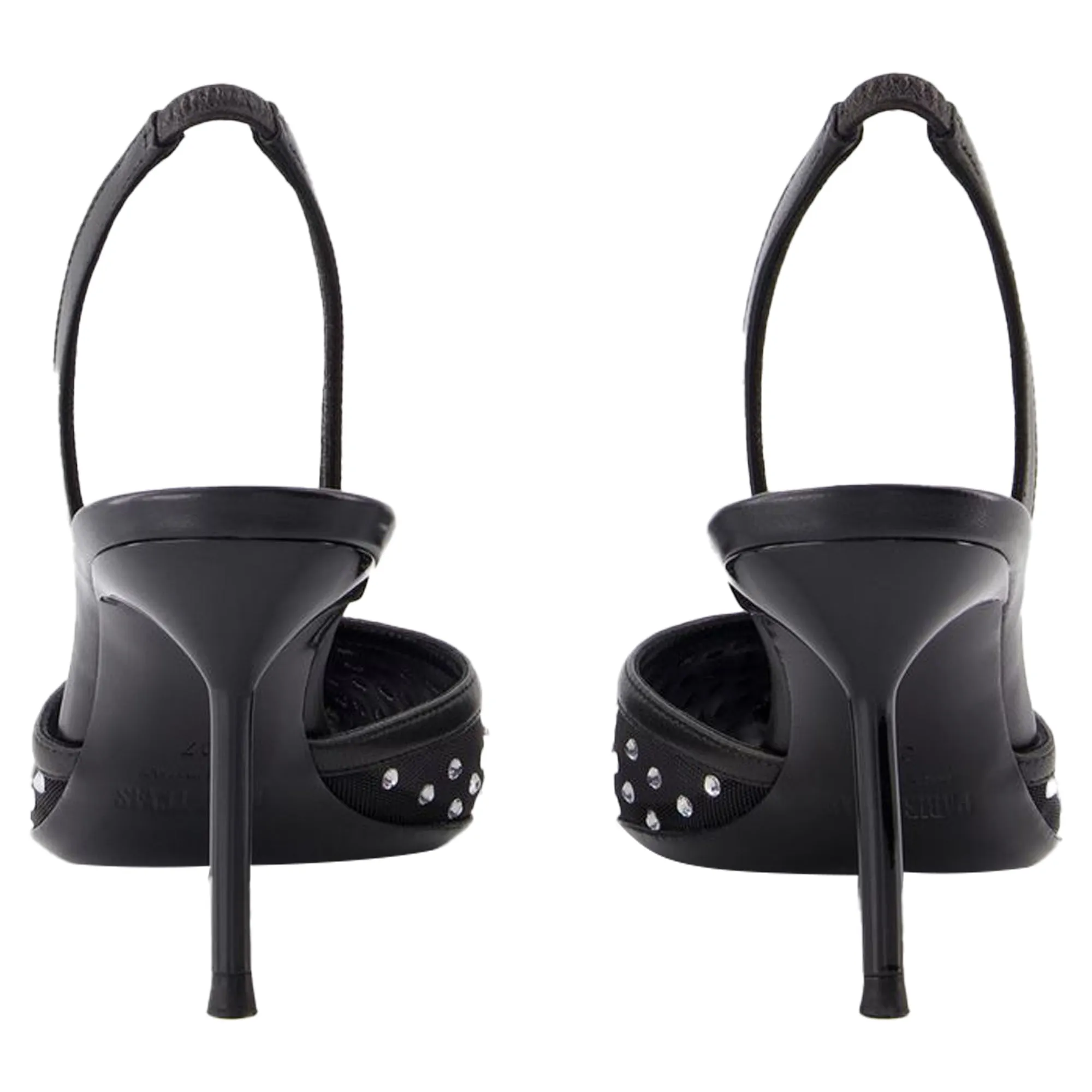 Lidia Slingback 70 Pumps - Paris Texas - Synthetic - Black