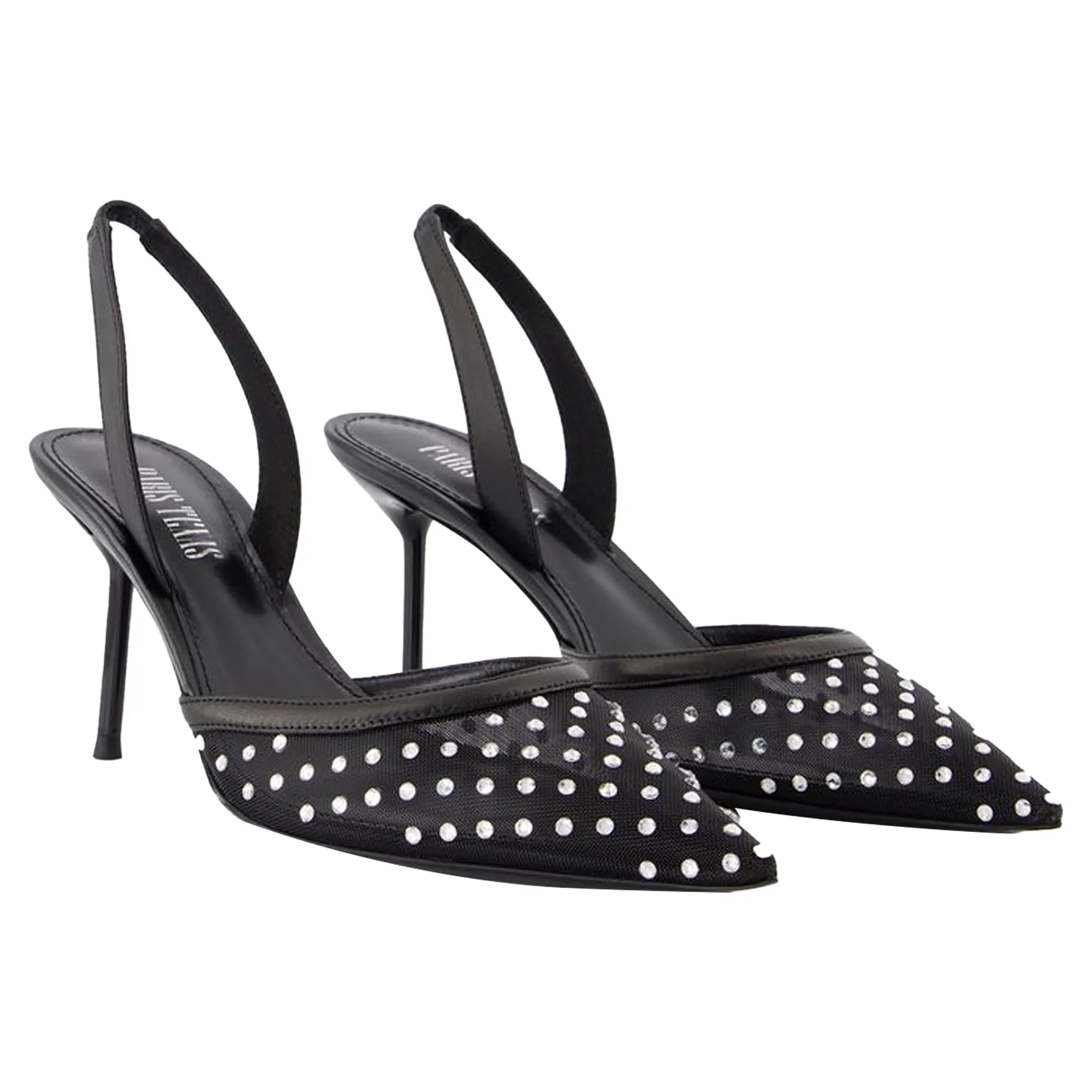 Lidia Slingback 70 Pumps - Paris Texas - Synthetic - Black