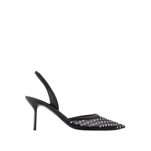 Lidia Slingback 70 Pumps - Synthetic - Black