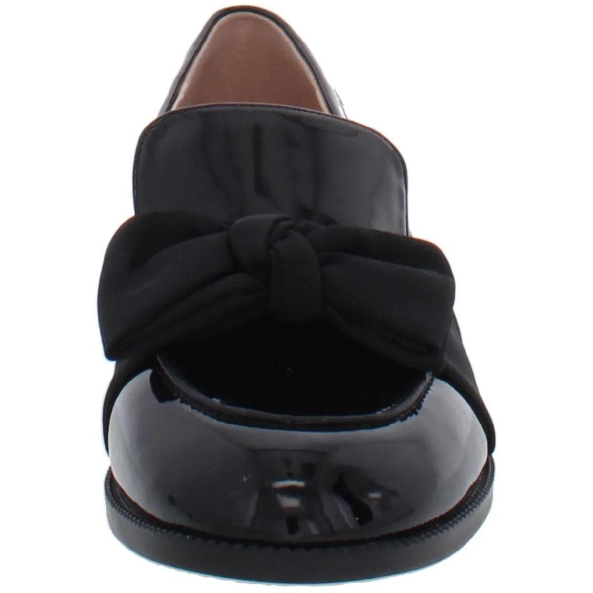 Lindio Womens Patent Slip On Loafers