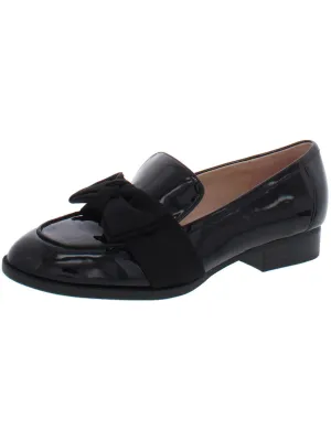 Lindio Womens Patent Slip On Loafers
