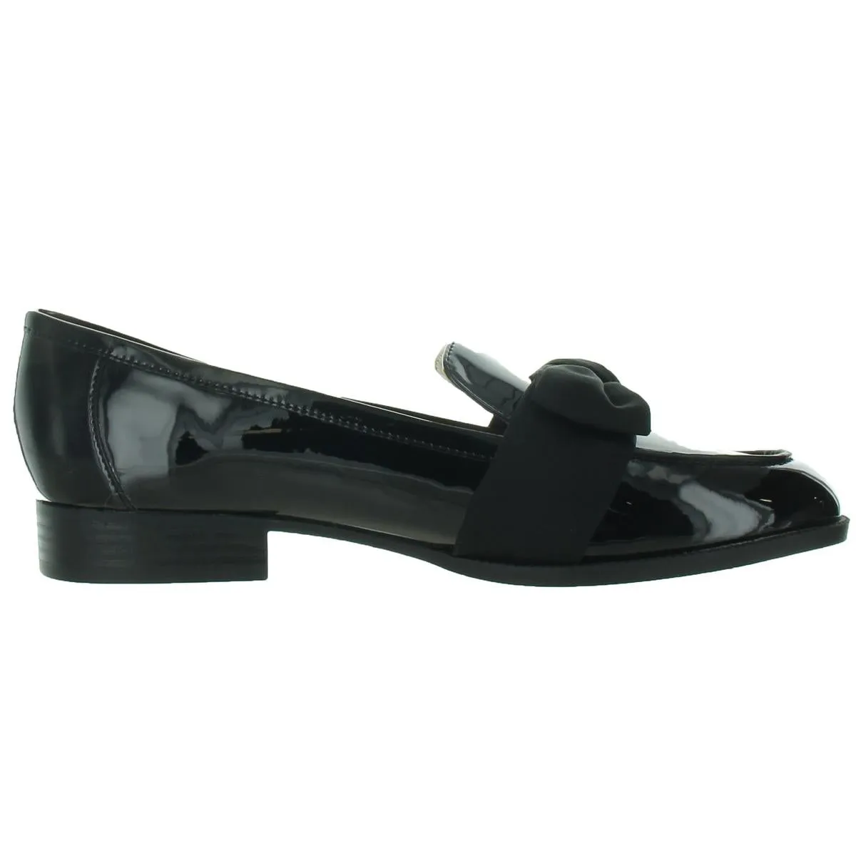 Lindio Womens Patent Slip On Loafers