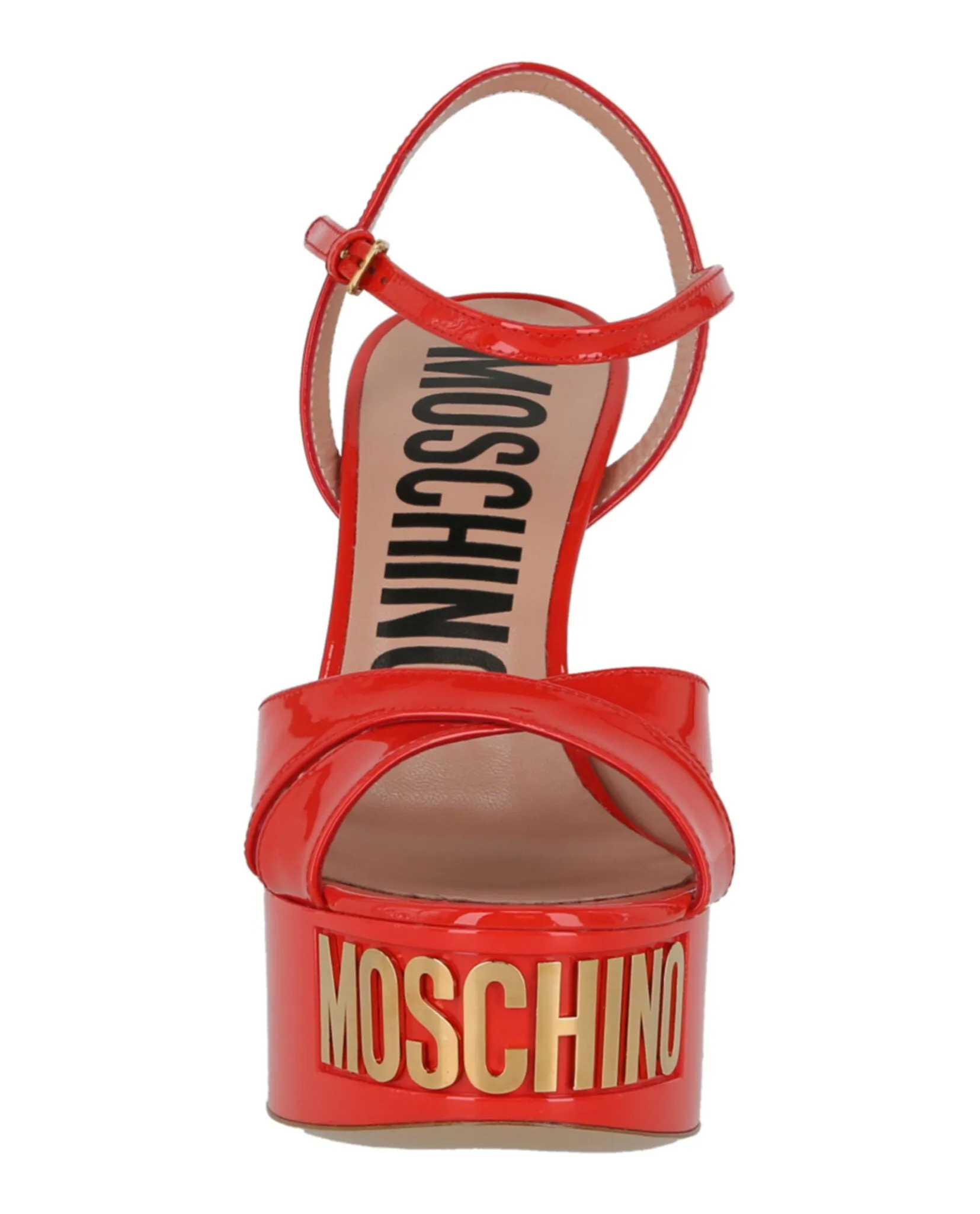Logo Plaque Platform Sandals