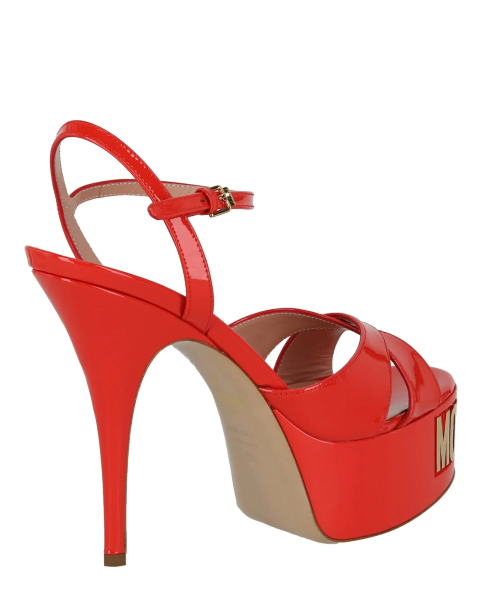 Logo Plaque Platform Sandals