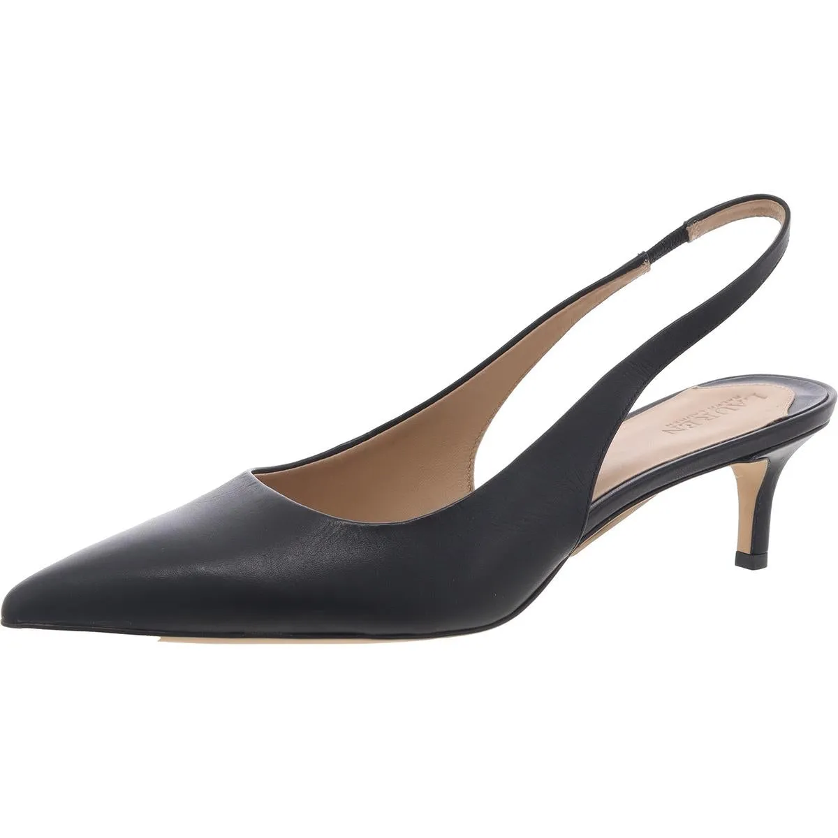 LOLAH II Womens Leather Kitten heel Pumps