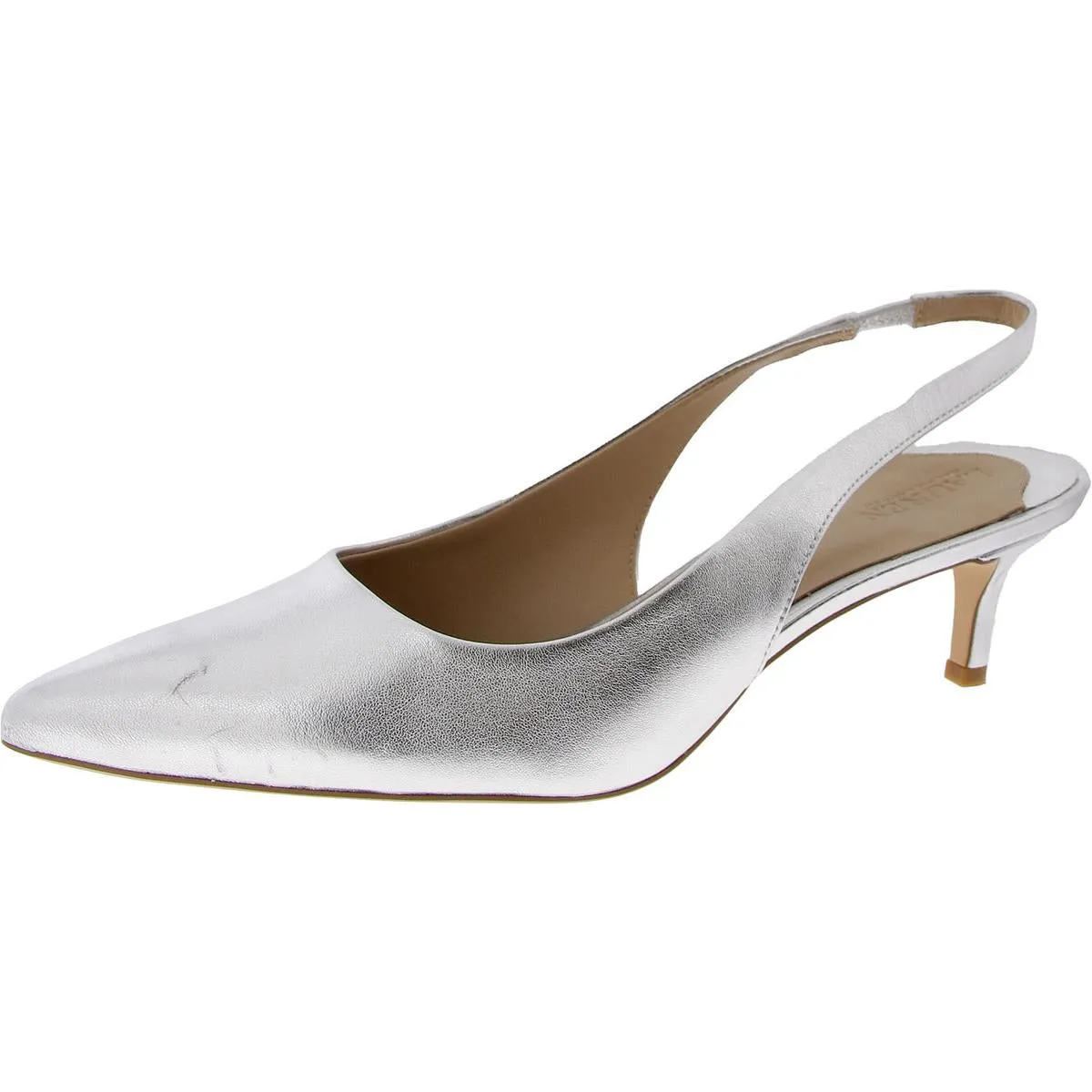 LOLAH II Womens Leather Kitten heel Pumps