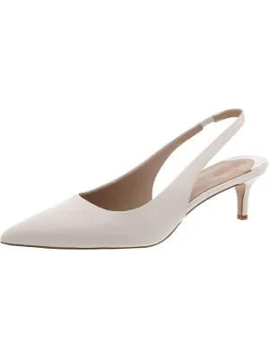 LOLAH II Womens Leather Kitten heel Pumps