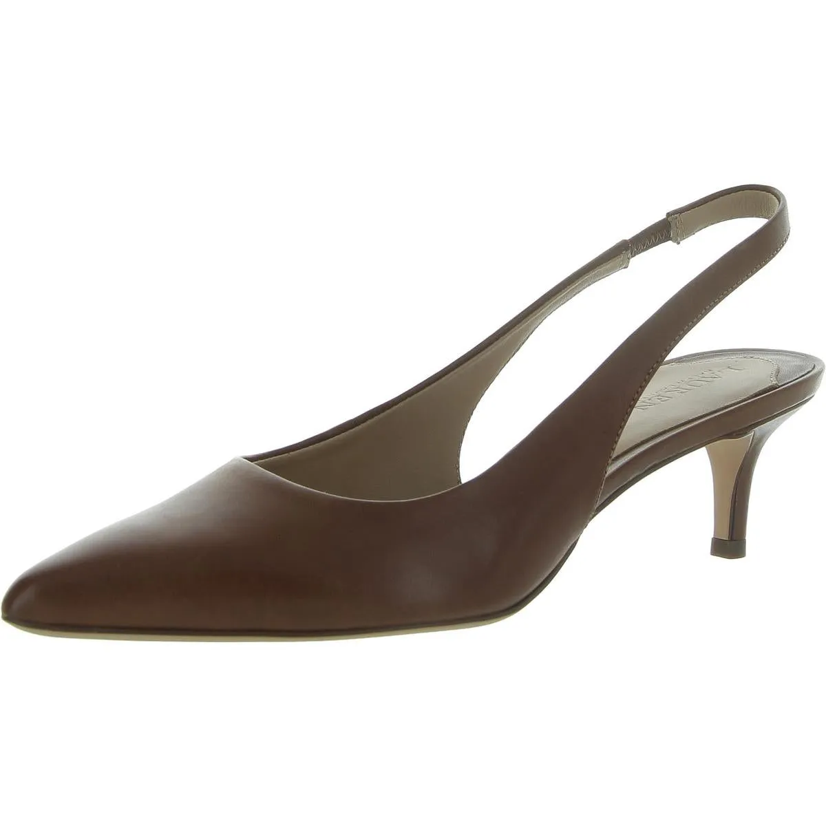 LOLAH II Womens Leather Kitten heel Pumps