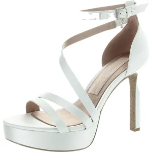 Love2 Womens Glitter Satin Pumps