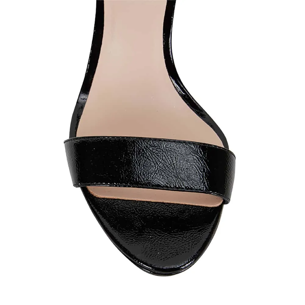 Lush Heel in Black Patent