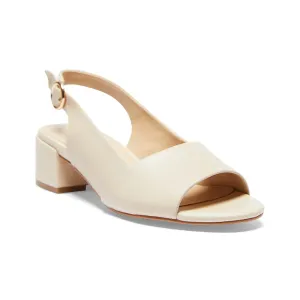 Macy Heel in Neutral Leather