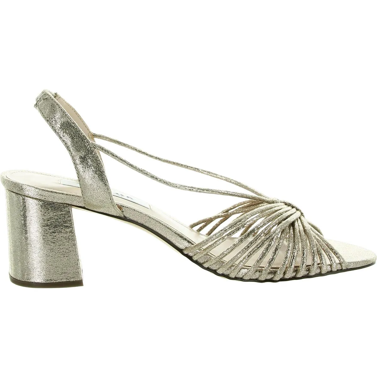 MADELYN Womens Glitter Leather Block Heels