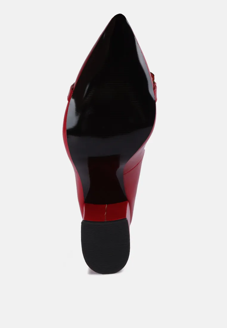 majesty block heel pumps