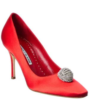 Manolo Blahnik Elbolita 90 Satin Pump