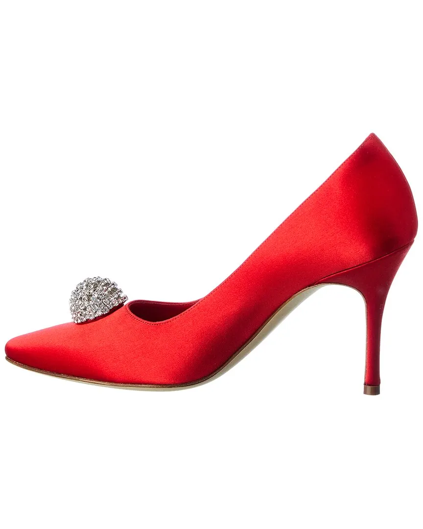 Manolo Blahnik Elbolita 90 Satin Pump