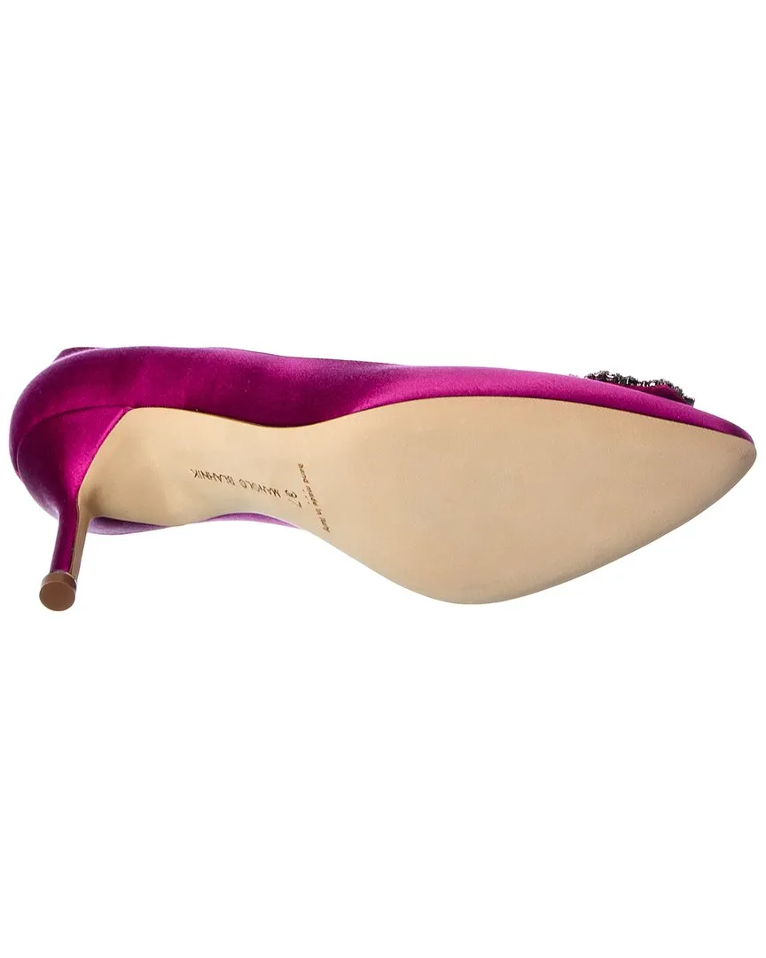 Manolo Blahnik Hangisi 70 Satin Pump