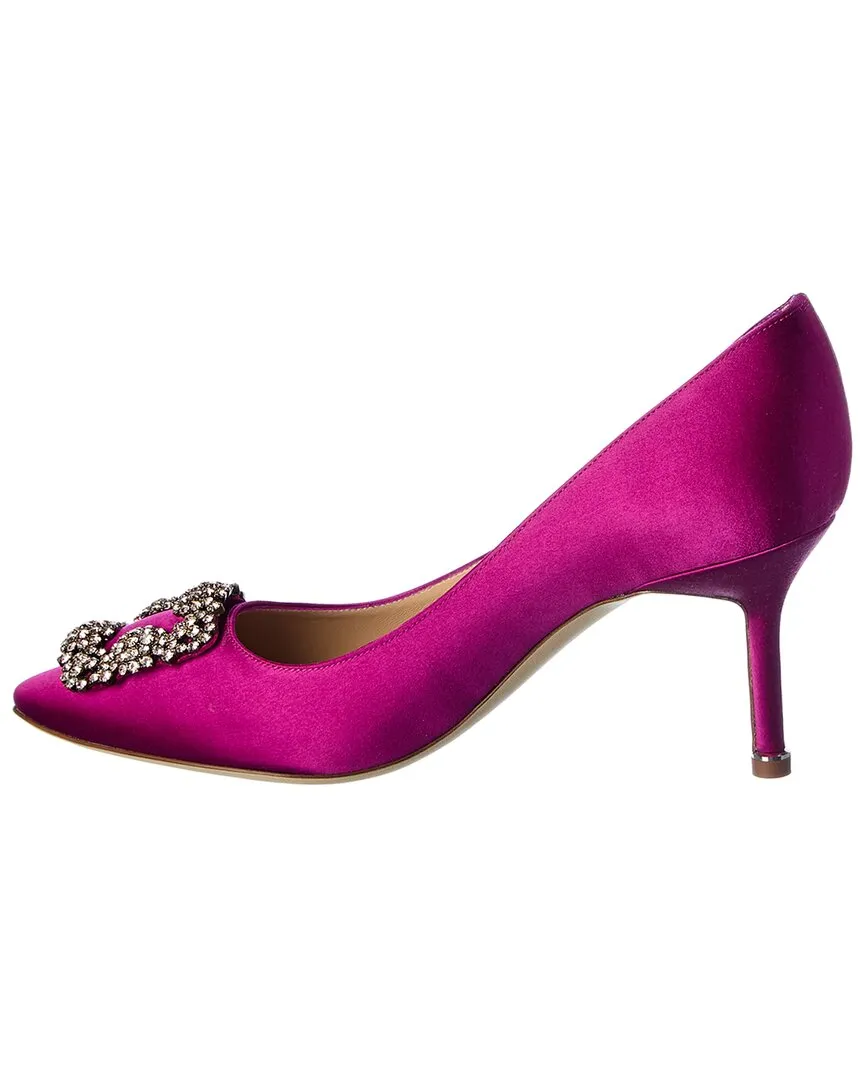 Manolo Blahnik Hangisi 70 Satin Pump
