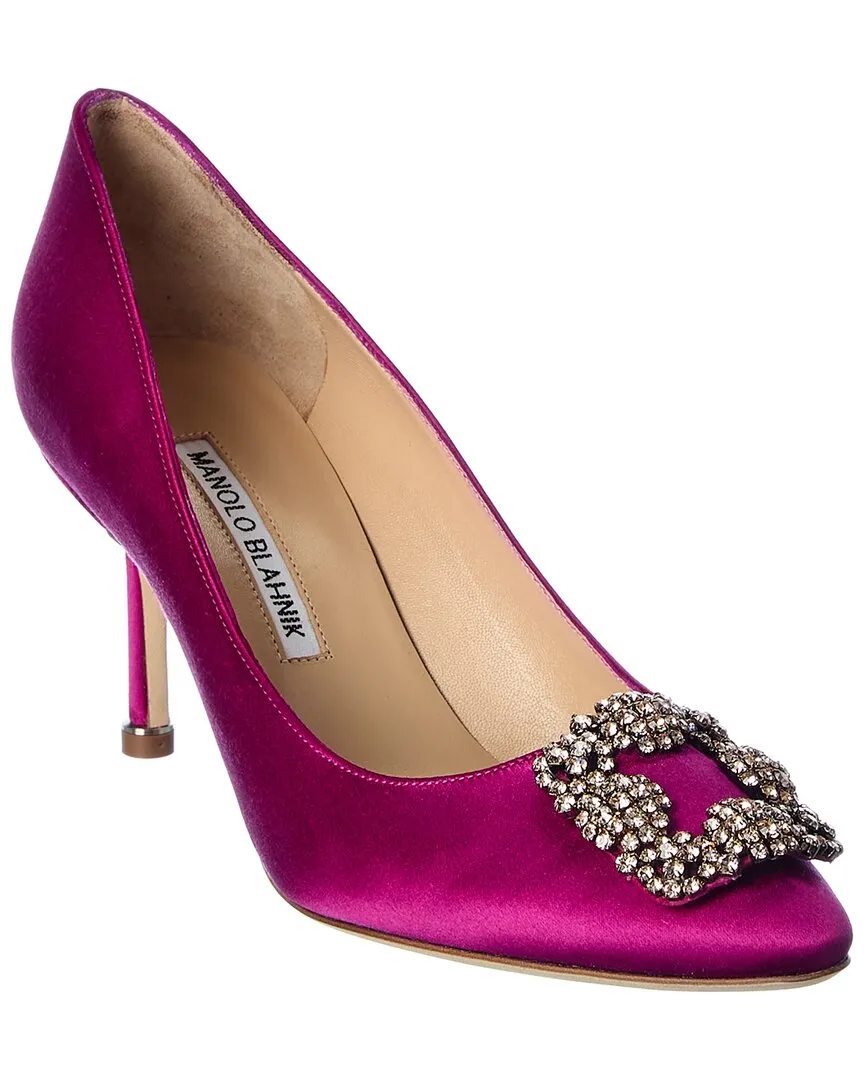 Manolo Blahnik Hangisi 70 Satin Pump