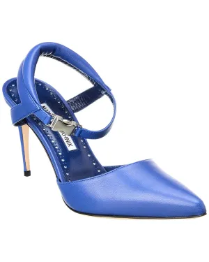 Manolo Blahnik Noumaknu 90 Leather Pump