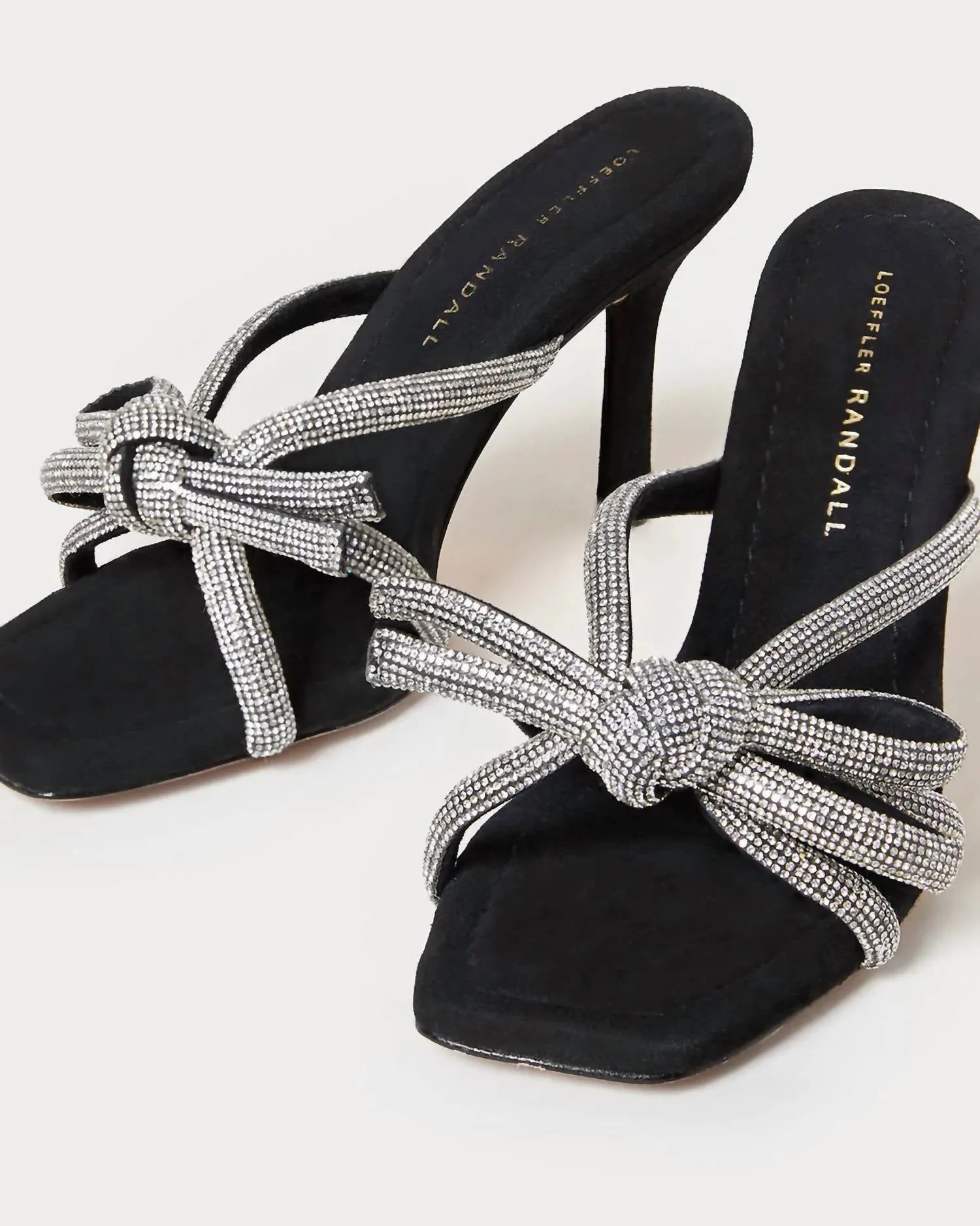 Margi Bow Heel In Black Suede