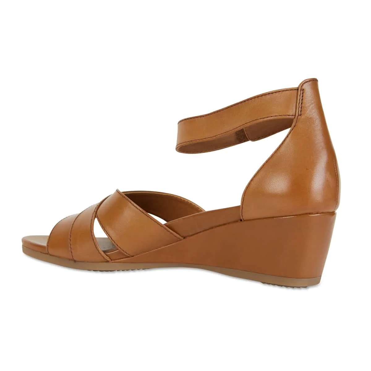 Martha Heel in Cognac Leather