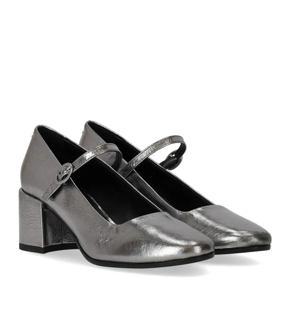 Mary Jane Metal Steel Pump