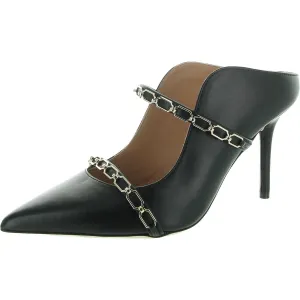 Maureen Womens Chain Leather Mules